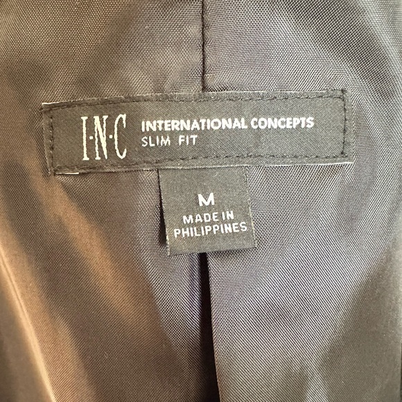 Black and Silver Geometric Sport Blazer - Picture 5 of 5